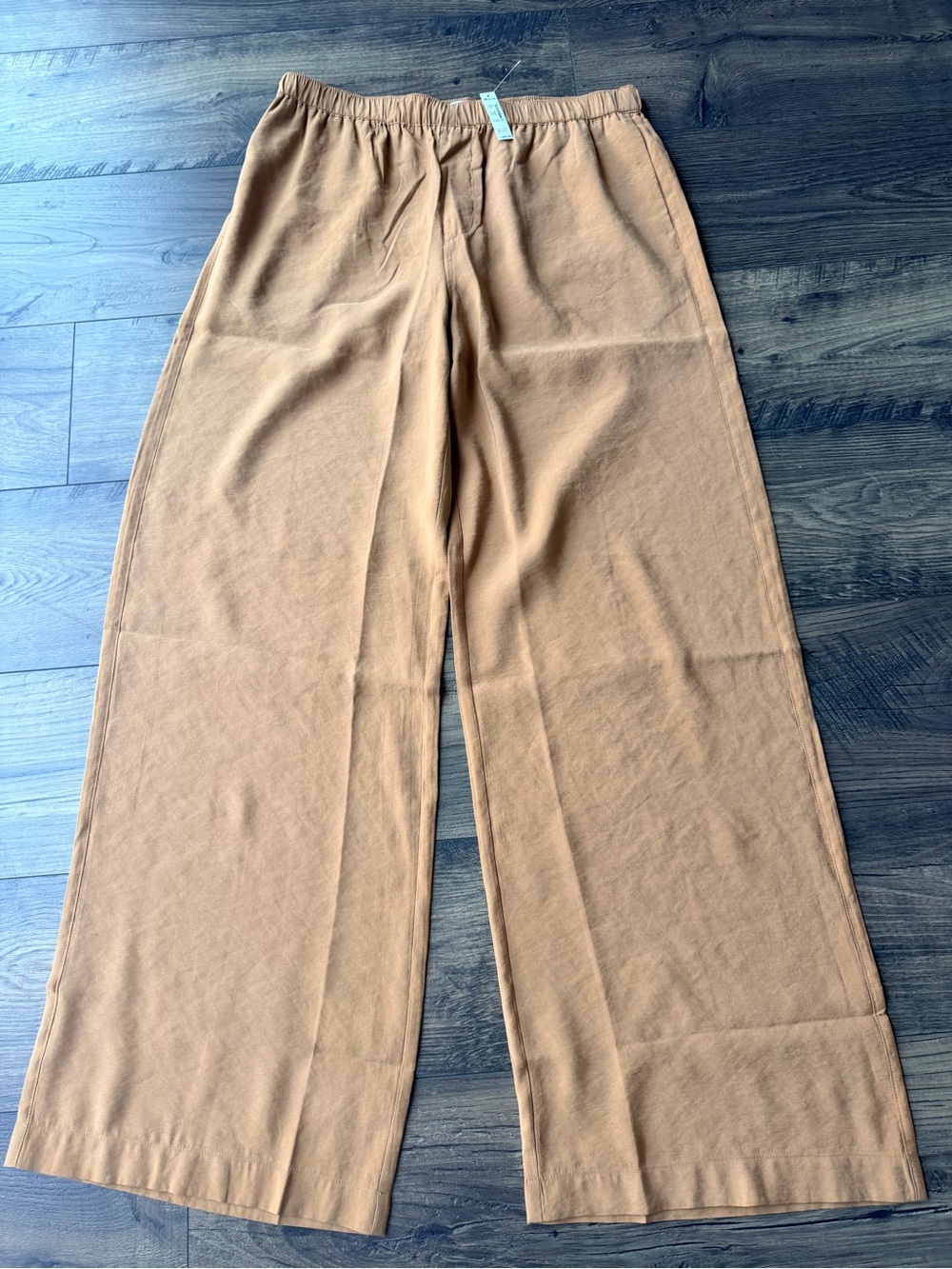 Madewell Wide-Leg Pants in Camel Brown